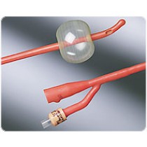 BARDEX LUBRICATH Tiemann 2-Way Specialty Foley Catheter 18 Fr 5 cc