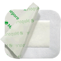 "Mepore Adhesive Absorbent Dressing, 3.6"" x 12"""