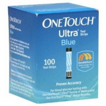 OneTouch Ultra Blue Blood Glucose Test Strip (100 count)