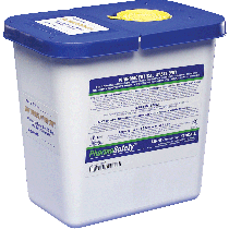 PharmaSafety Sharps Disposal Gasket Container 2-Gallon