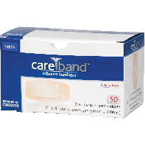 "CareBand Sheer Adhesive Bandage, 2"" x 4"""