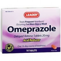 Leader Omeprazole Tablets 20 mg (14 Count)