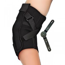 "Thermoskin ROM Hinged Elbow Support, 2X-Large 16"" - 17-3/4"" Circumference, Black"