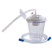 Cardinal Health Essentials Suction Canister Kit, 800cc with Floater Top