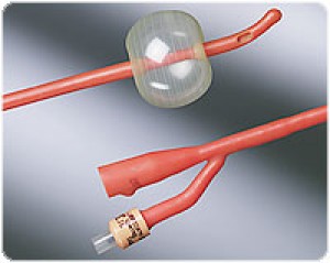 BARDEX Infection Control Coude 2-Way Specialty Foley Catheter 18 Fr 5 cc