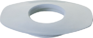 "All-Flexible Oval Convex Mounting Ring 1"""
