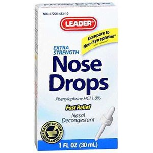 Leader Extra Strength Nose Drops, 1 oz.