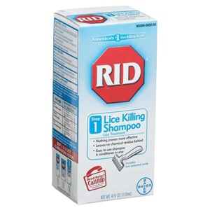 Rid Lice Treatment Shampoo with Comb 2 oz., Piperonyl Butoxide/Pyrethrins